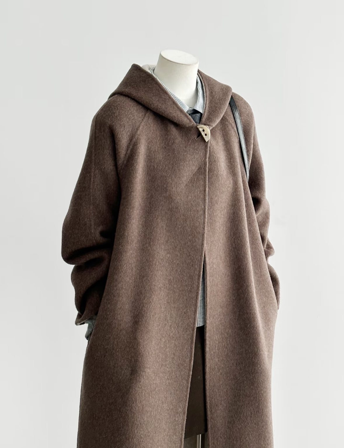 Aria Women's Long Wool Trench Coat