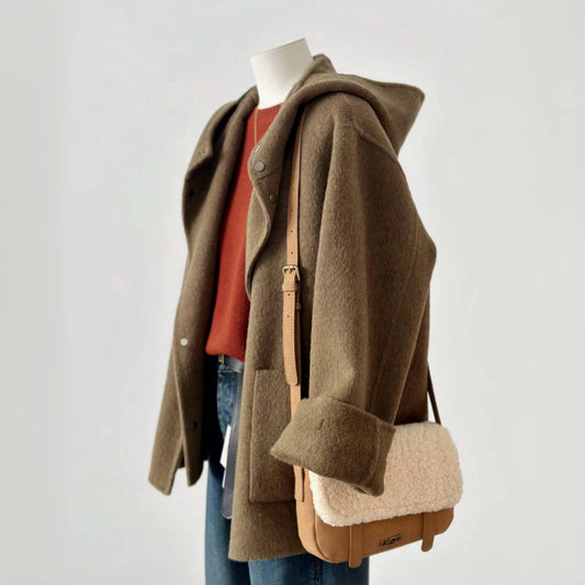 ‘Dualis’ 3 in 1 Brown Wool Jacket and Vest