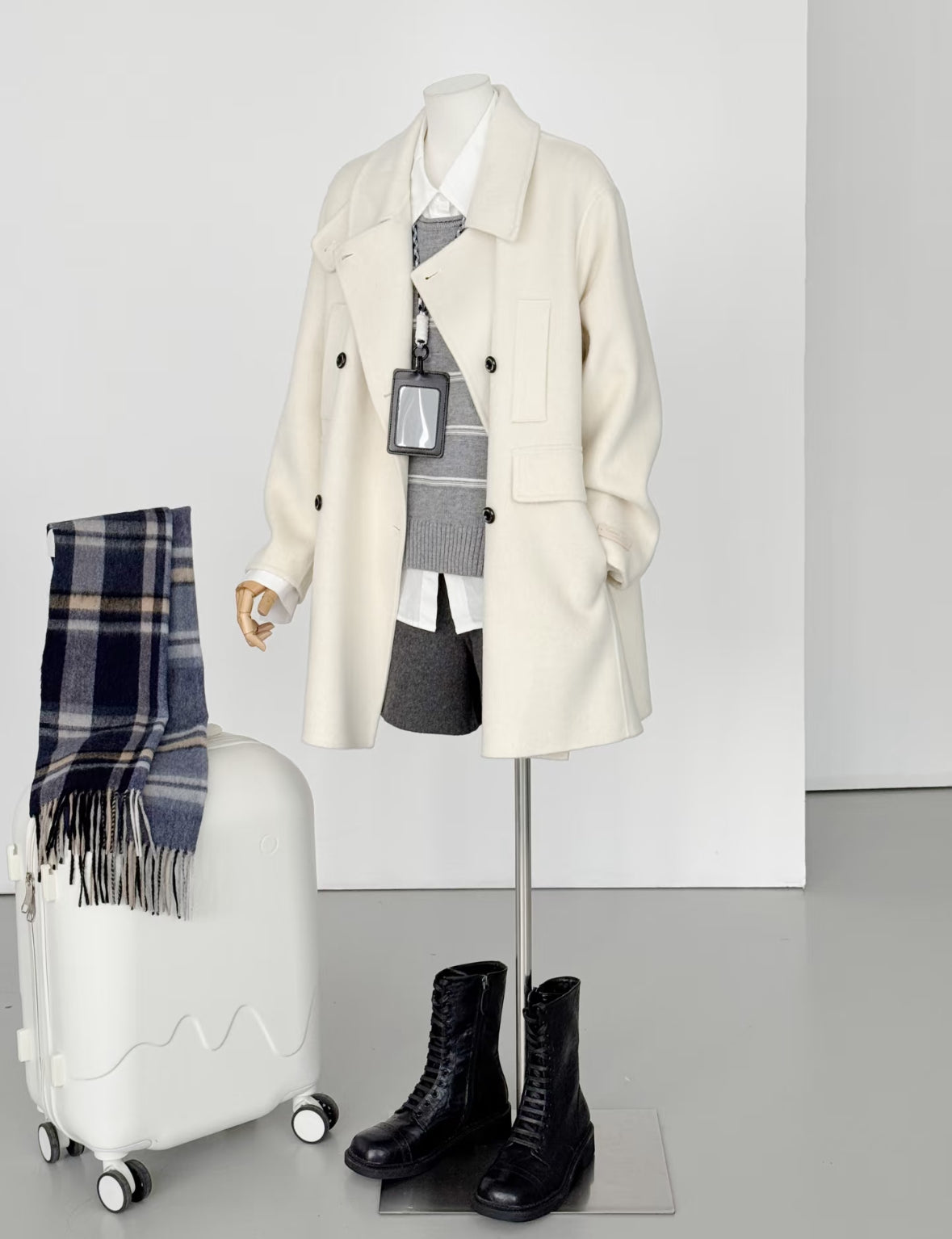 Merrin Mid-length Wool Coat - 5 Colors