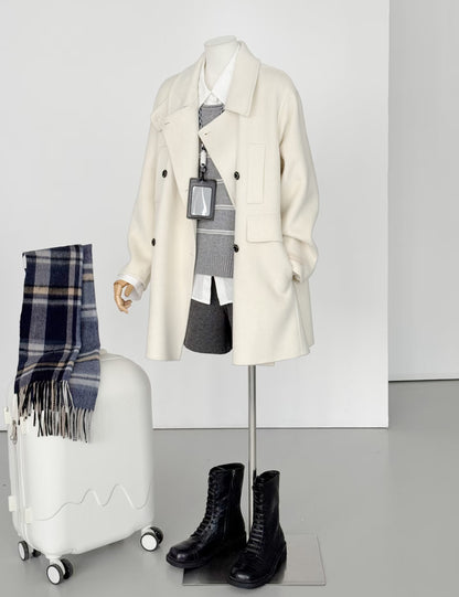 Merrin Mid-length Wool Coat - 5 Colors