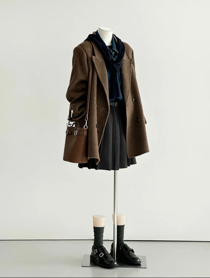 Ember 100% Wool Double-breasted Blazer