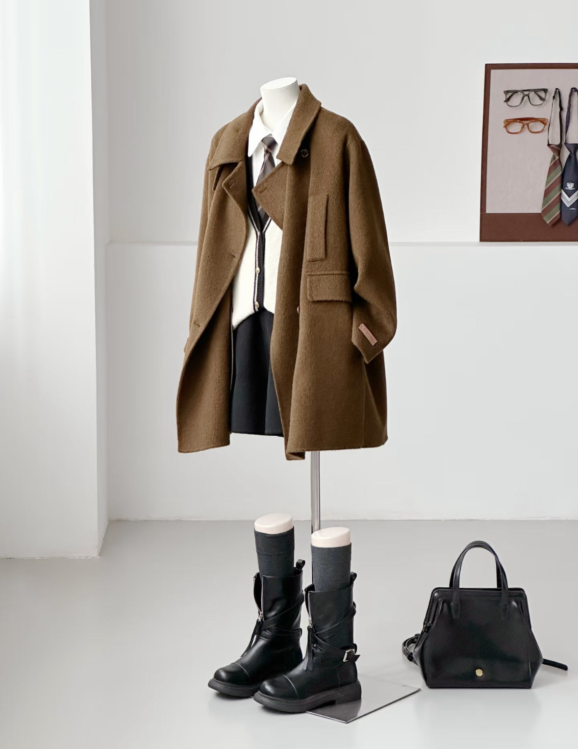 Merrin Mid-length Wool Coat - 5 Colors