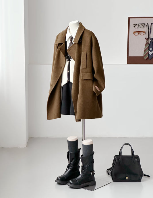 Merrin Mid-length Wool Coat - 5 Colors