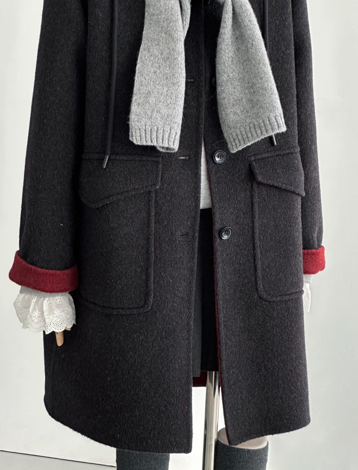 Pre-order Bliss Mid-Length Wool Coat