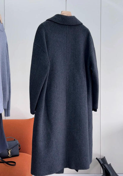 3 Sizes - Julia Longline Wool Coat