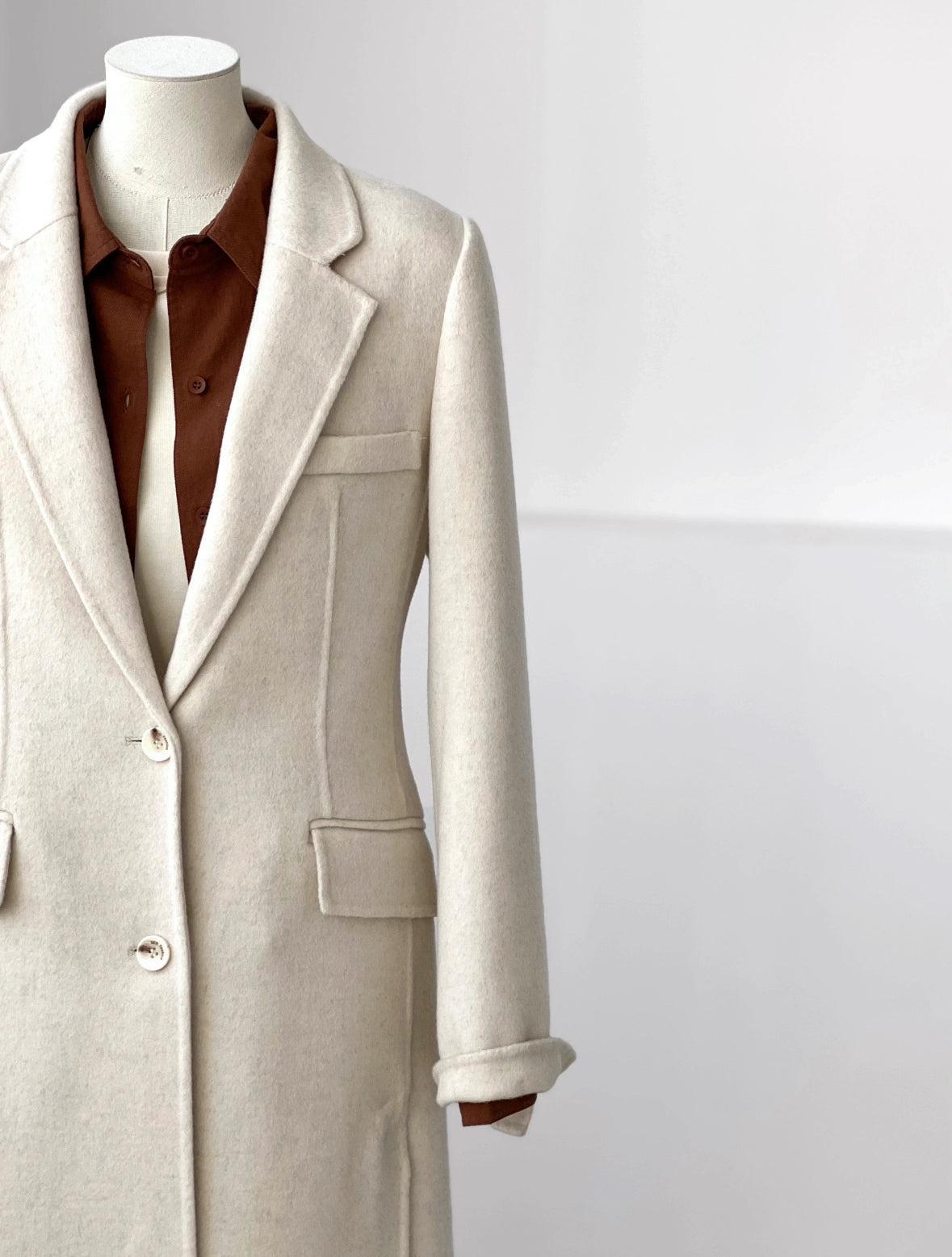 3 Sizes - Sorin Tailored Wool Coat - 3 Colors