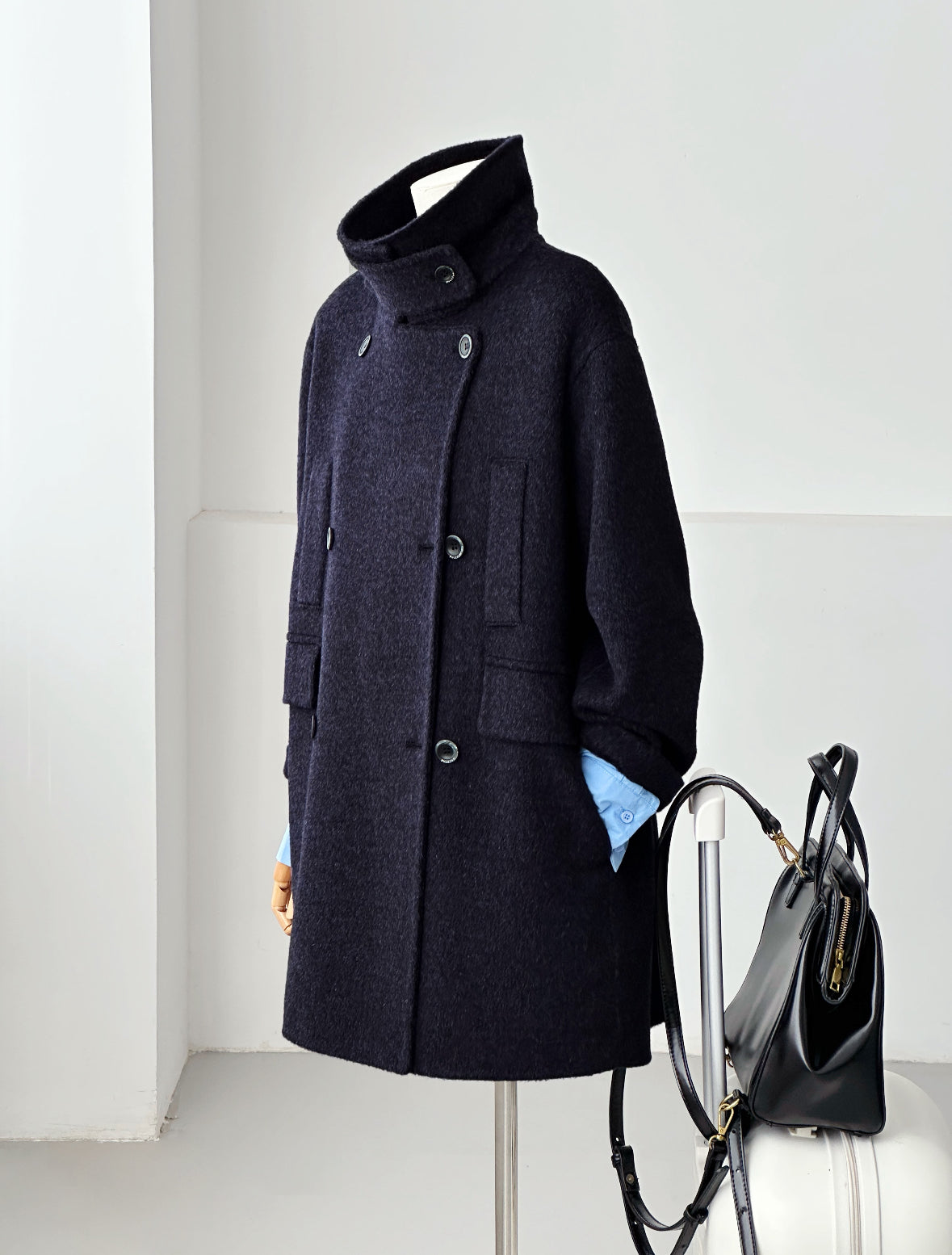 Merrin Mid-length Wool Coat - 5 Colors