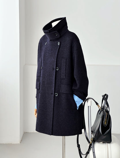 Merrin Mid-length Wool Coat - 5 Colors