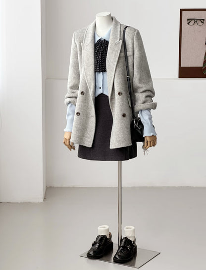 Ember Wool Double-breasted Blazer - 4 Colors