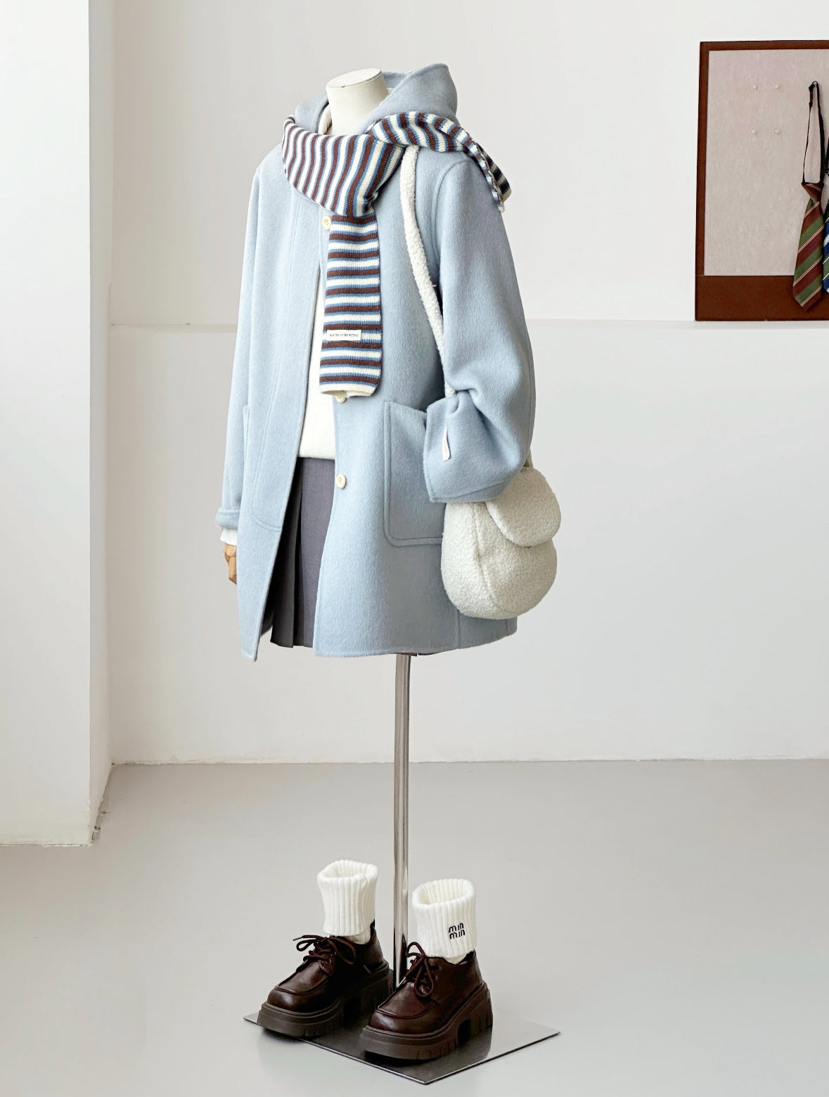 Sera Mid-Length Hooded Wool Jacket - 7 colors