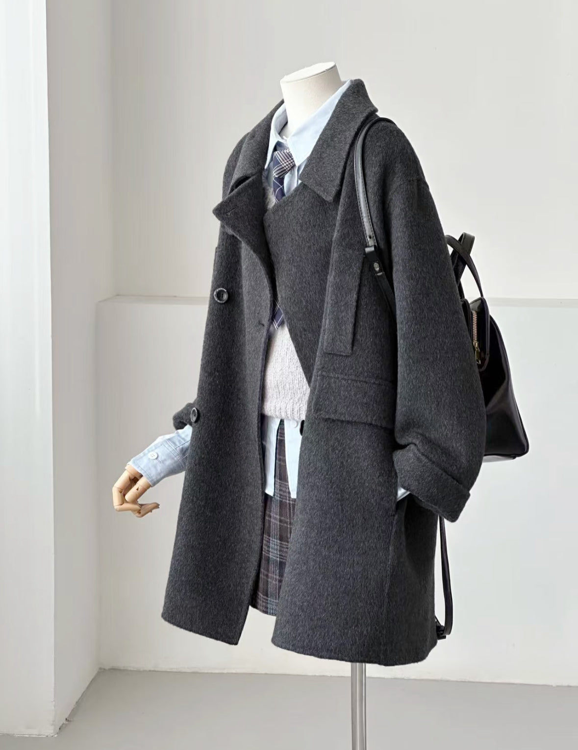 Merrin Mid-length Wool Coat - 5 Colors