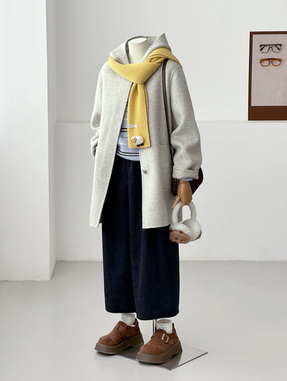 Sera Mid-Length wool jacket - Gray