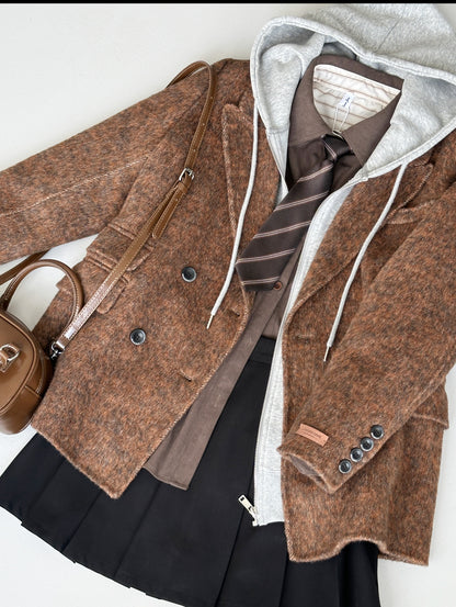 Ember Wool Double-breasted Blazer - 4 Colors