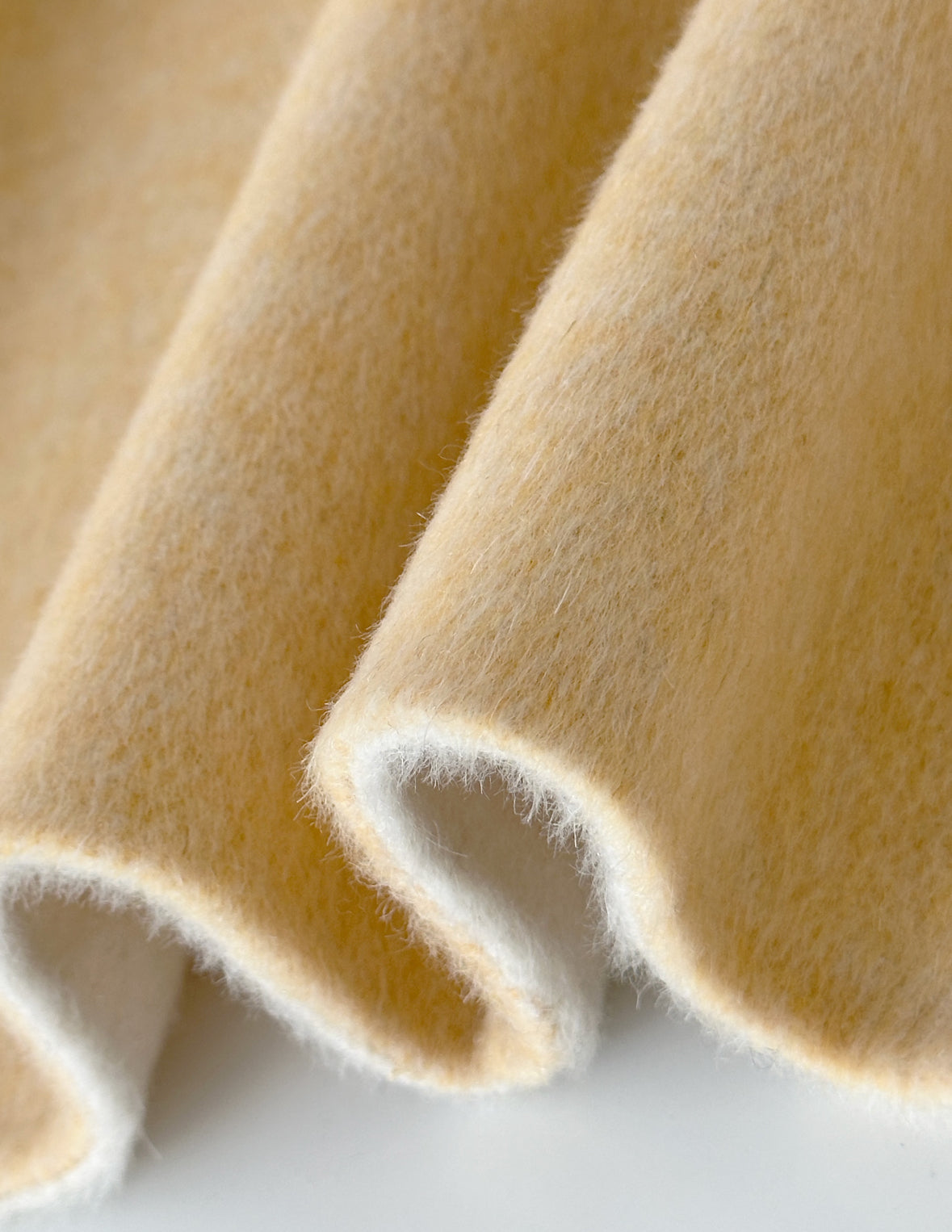 ‘Aria’ Reversible Yellow Wool Jacket