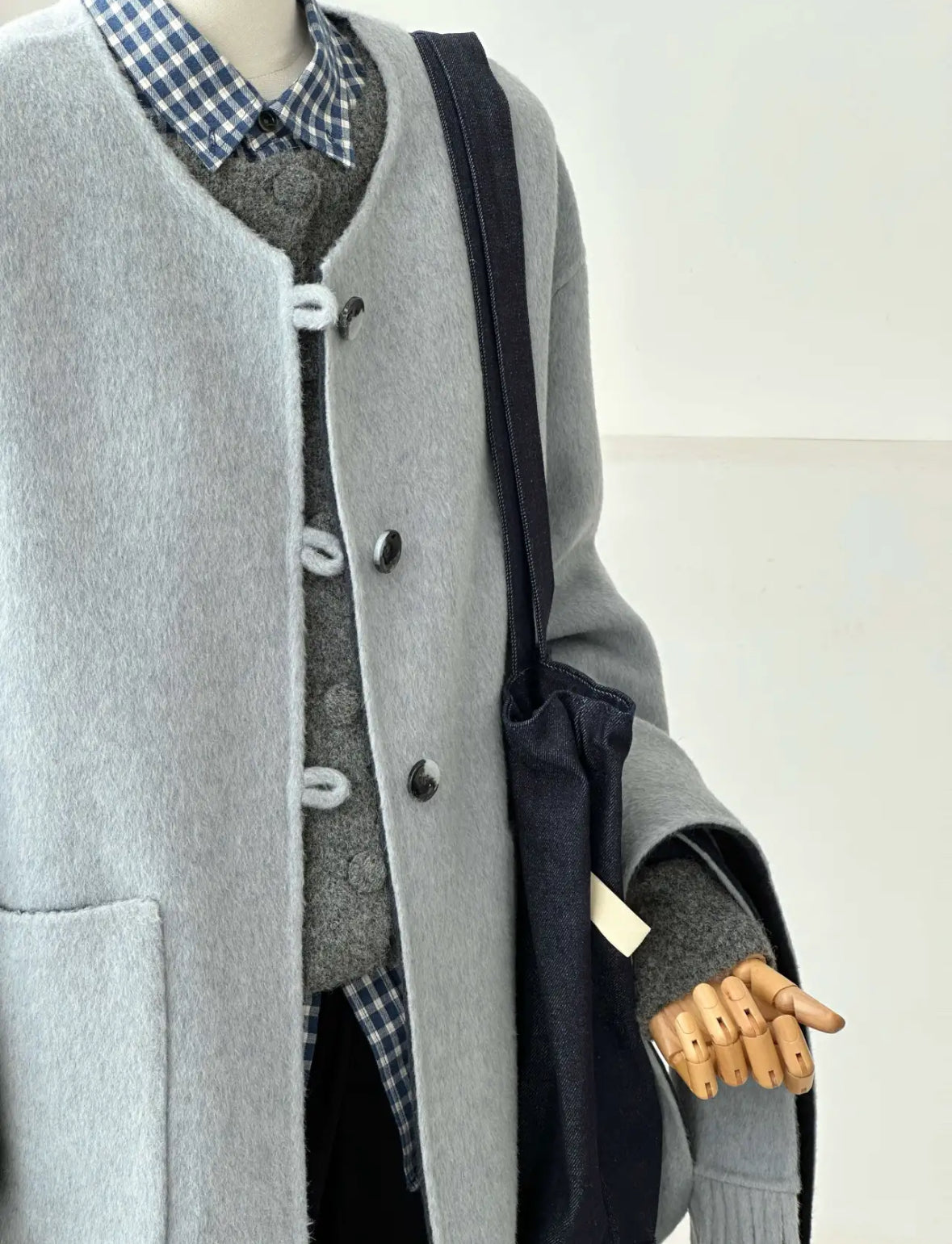 Aria Reversible 100% Wool Jacket with Scarf - 4 colors