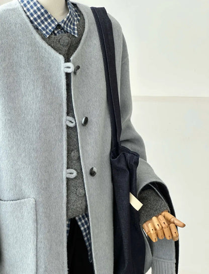 Aria Reversible 100% Wool Jacket with Scarf - 4 colors