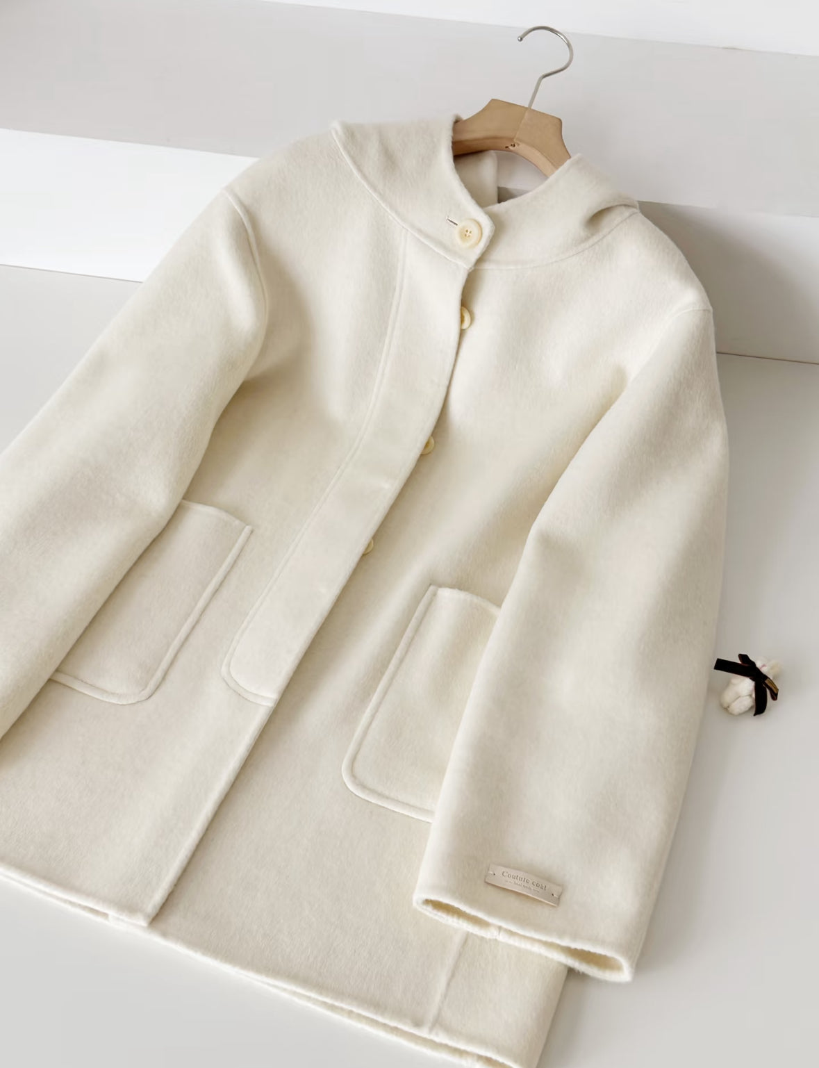 Sera Mid-Length Hooded Wool Jacket - 7 colors