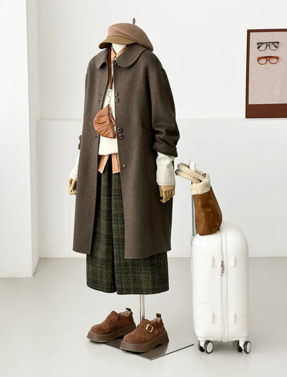 Willow Longline Trench Coat - Brown