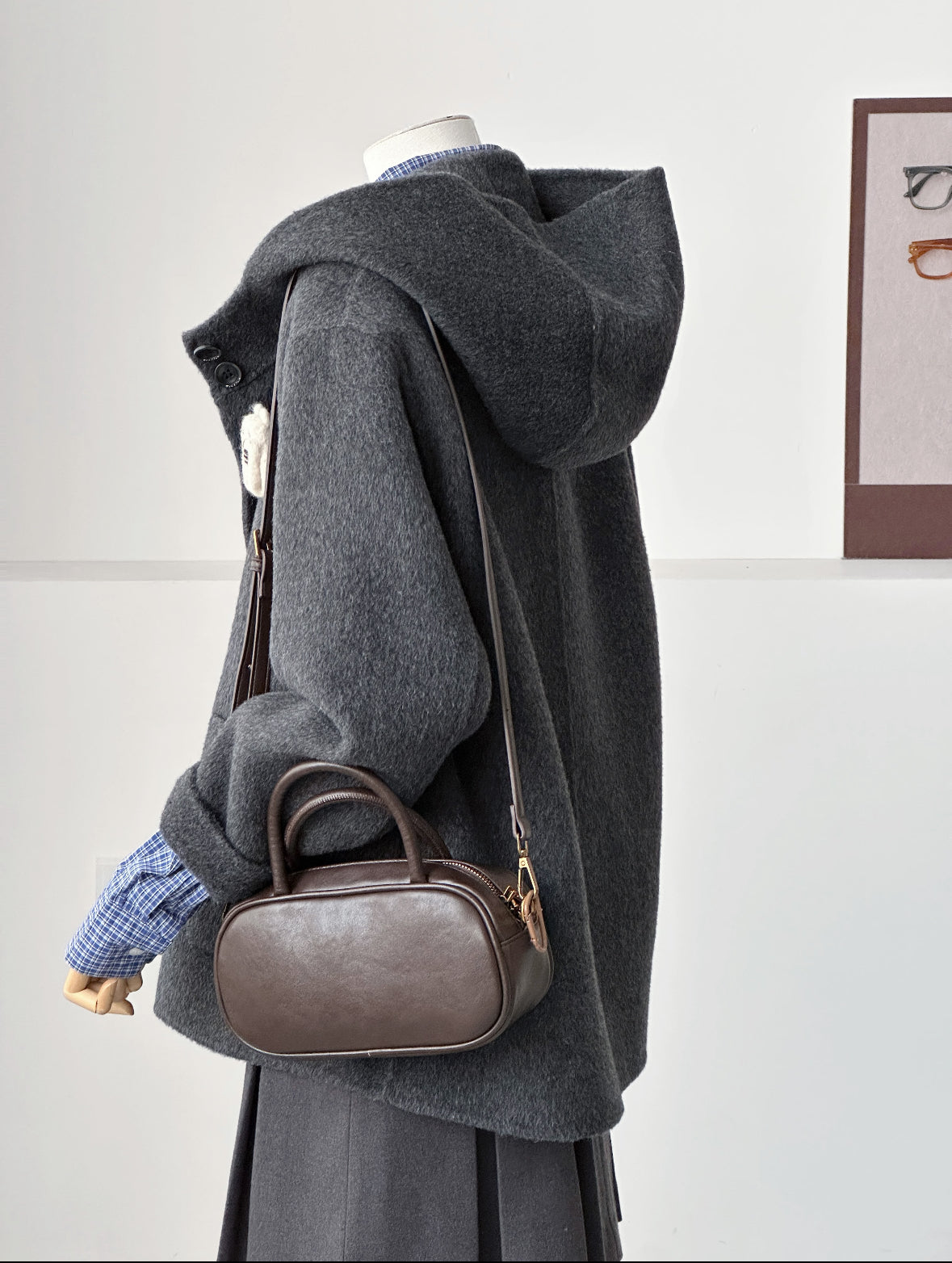 Dualis 3 in 1 Wool Jacket and Vest Set - Charcoal