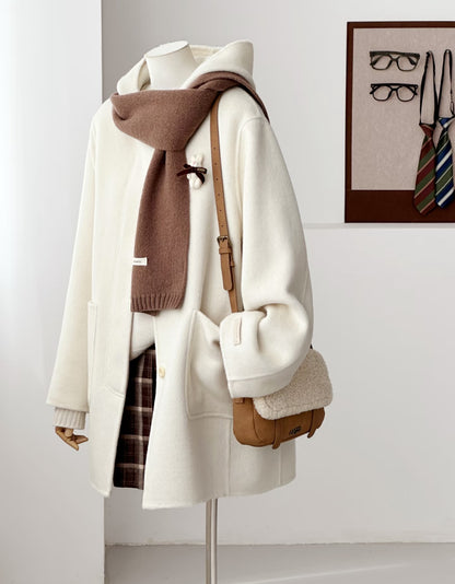 Sera Mid-Length Hooded Wool Jacket - 7 colors