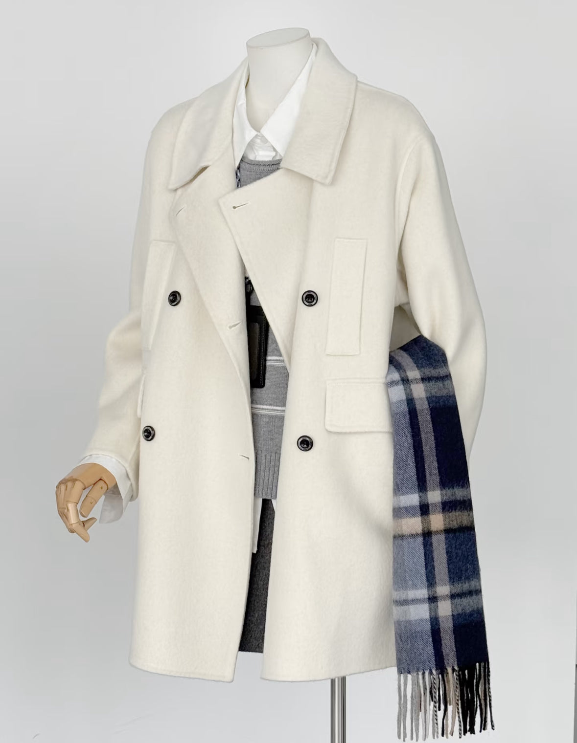 Merrin Mid-length Wool Coat - 5 Colors