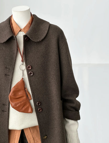 Willow Longline Trench Coat - Brown