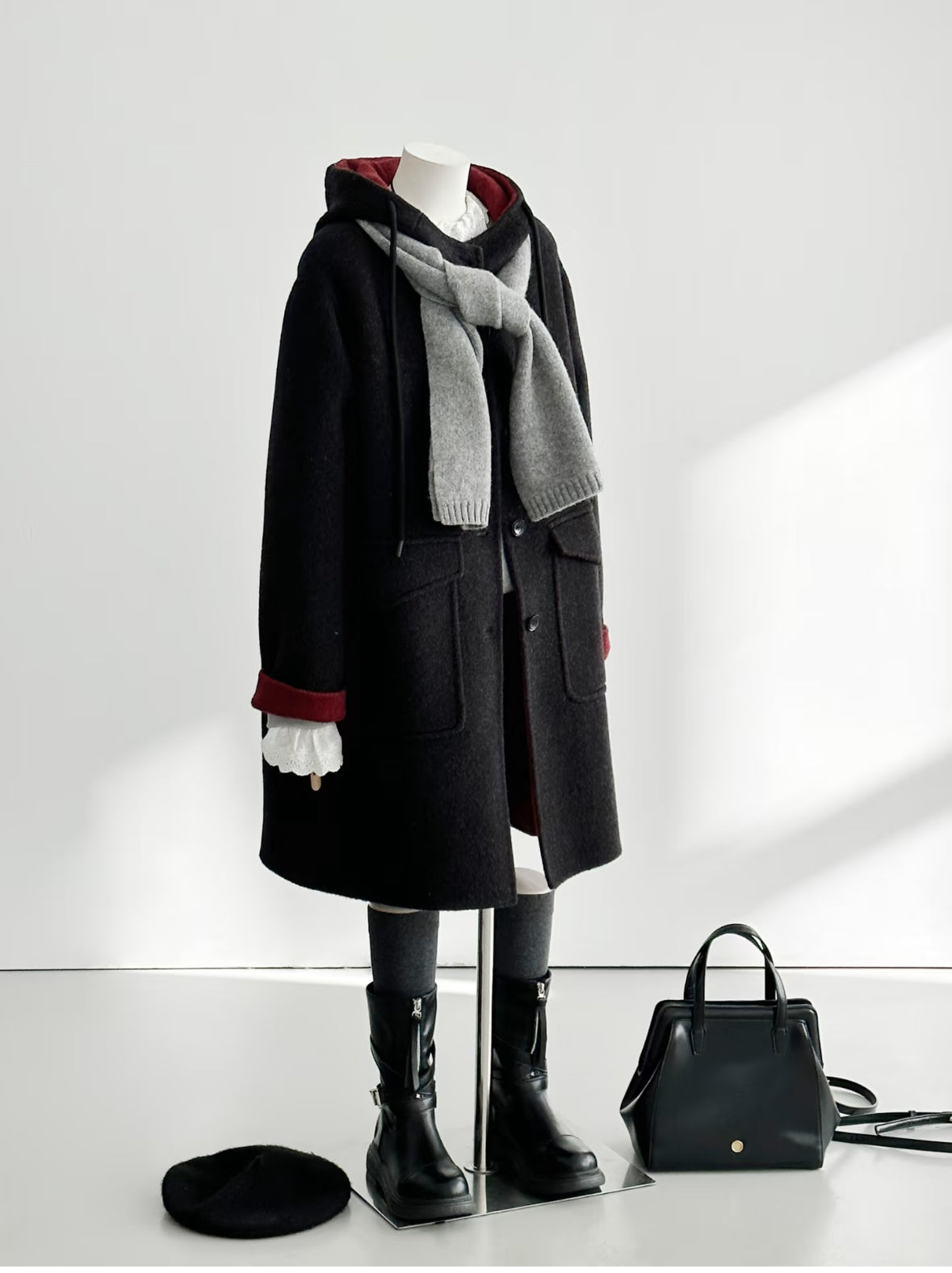 Pre-order Bliss Mid-Length Wool Coat