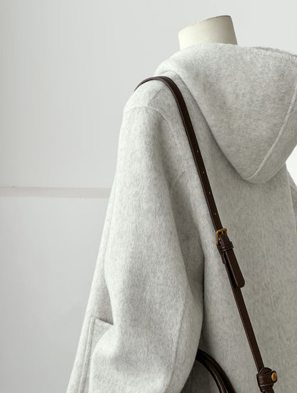 Sera Mid-Length wool jacket - Gray