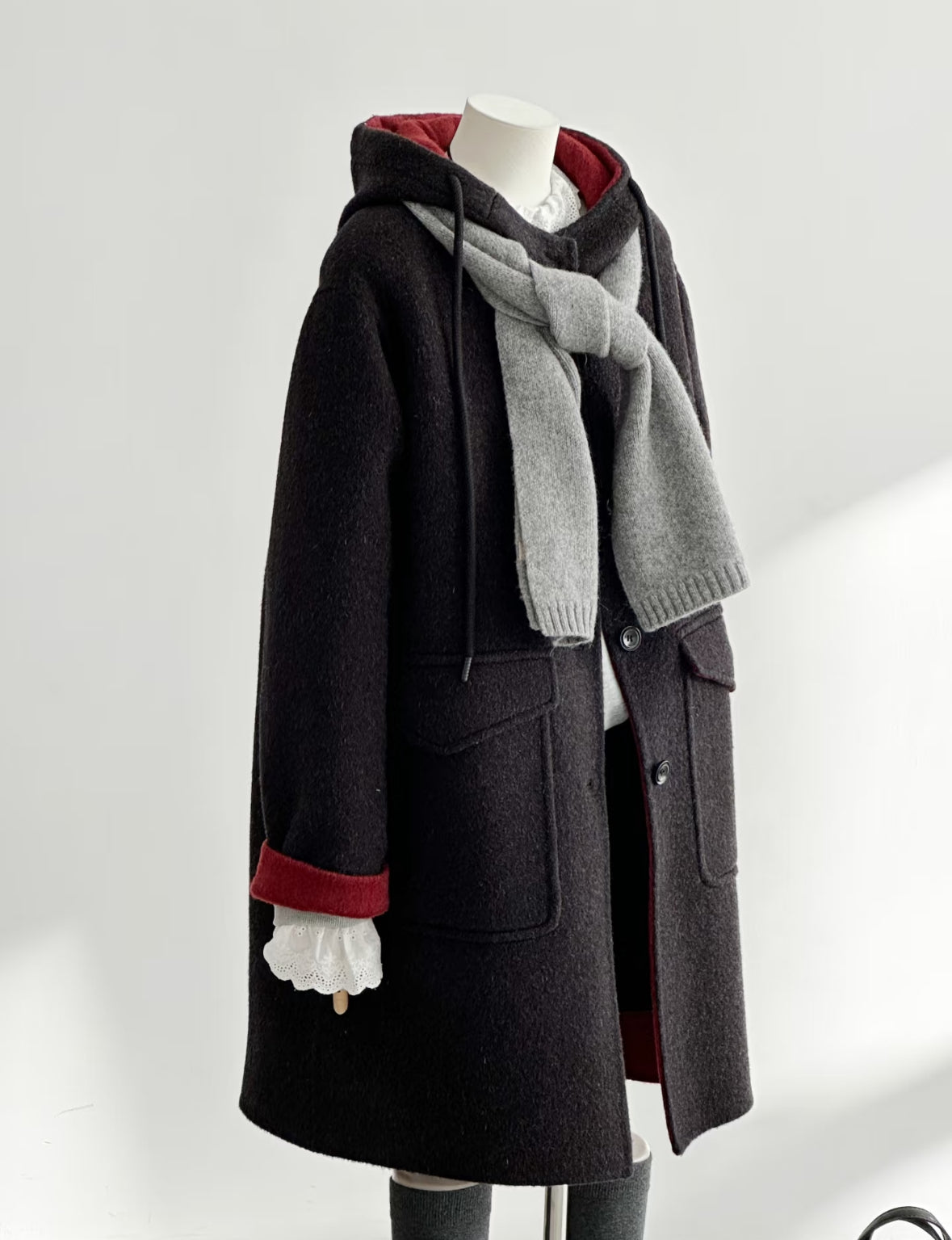 Pre-order Bliss Mid-Length Wool Coat