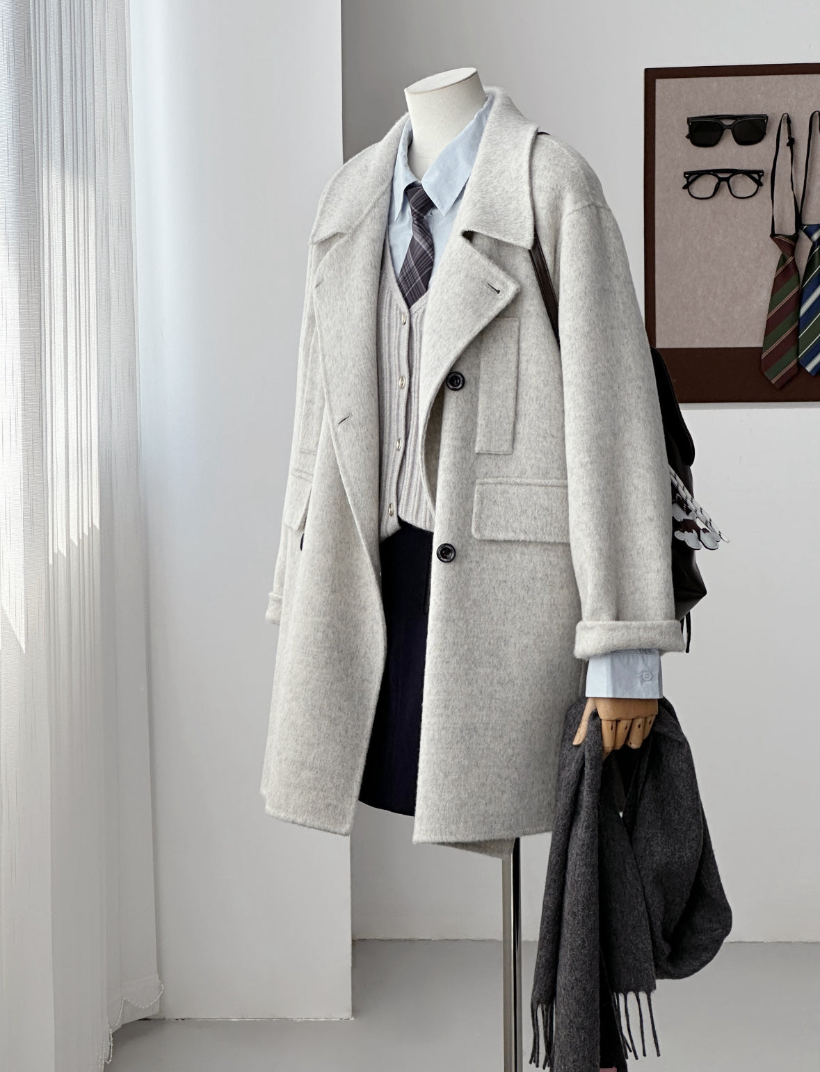 Merrin Mid-length Wool Coat - 5 Colors