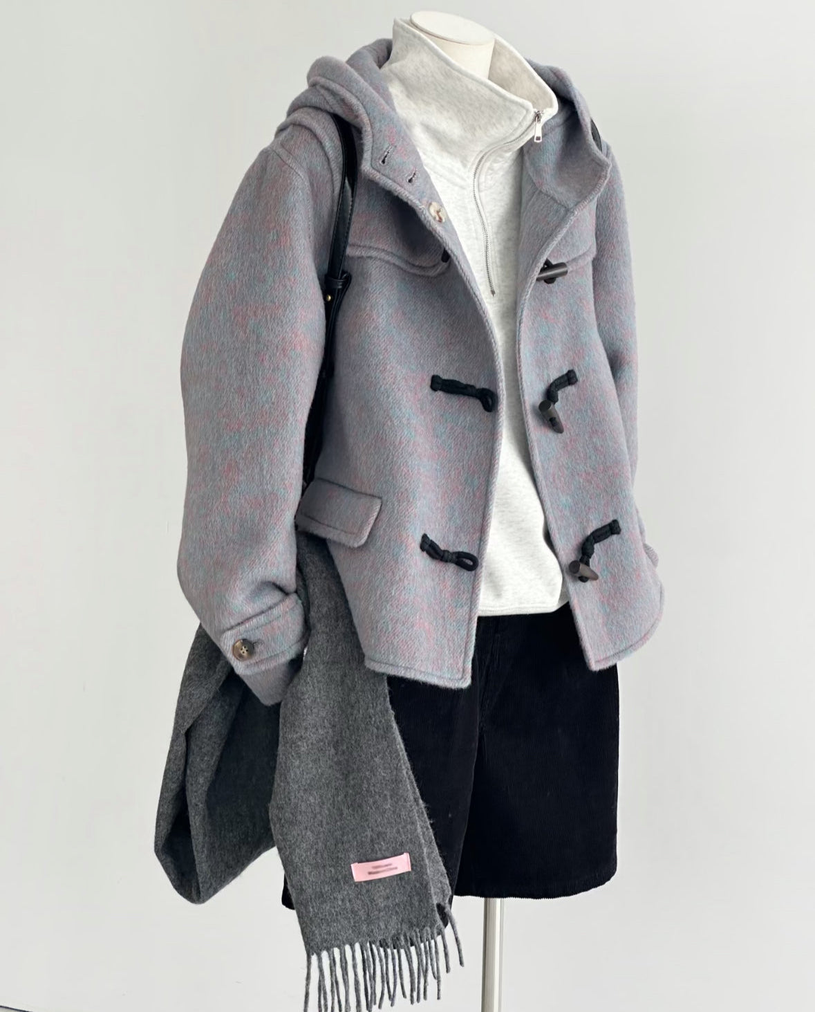 Monet Toggled Short Wool Jacket - 2 Colors