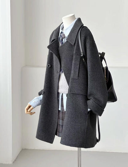 Merrin Double-Breasted Wool Coat - 5 Colors