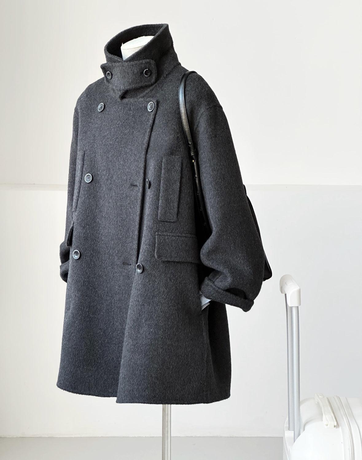 Merrin Double-Breasted Wool Coat - 5 Colors