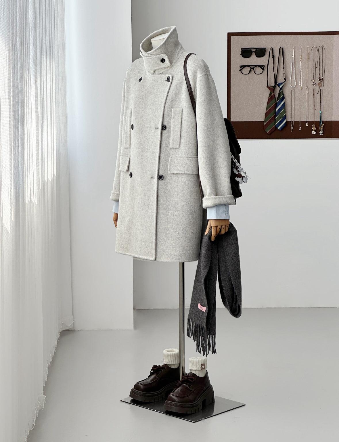 Merrin Double-Breasted Wool Coat - 5 Colors