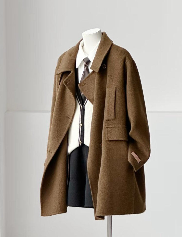 Merrin Double-Breasted Wool Coat - 5 Colors
