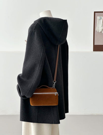 Sera Mid-Length Hooded Wool Jacket - 5 colors