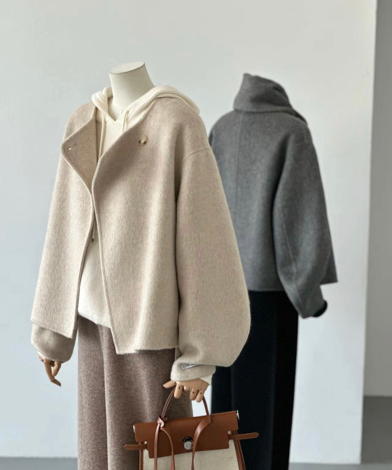 Bestseller! Short Loose Cardigan  Wool Coat