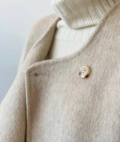 Bestseller! Short Loose Cardigan  Wool Coat