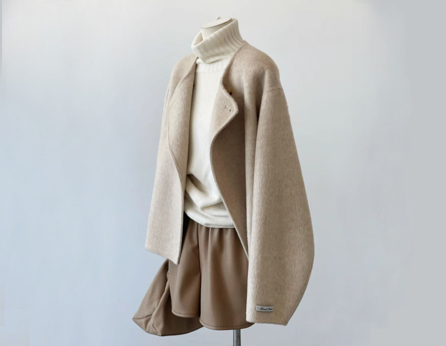 Bestseller! Short Loose Cardigan  Wool Coat