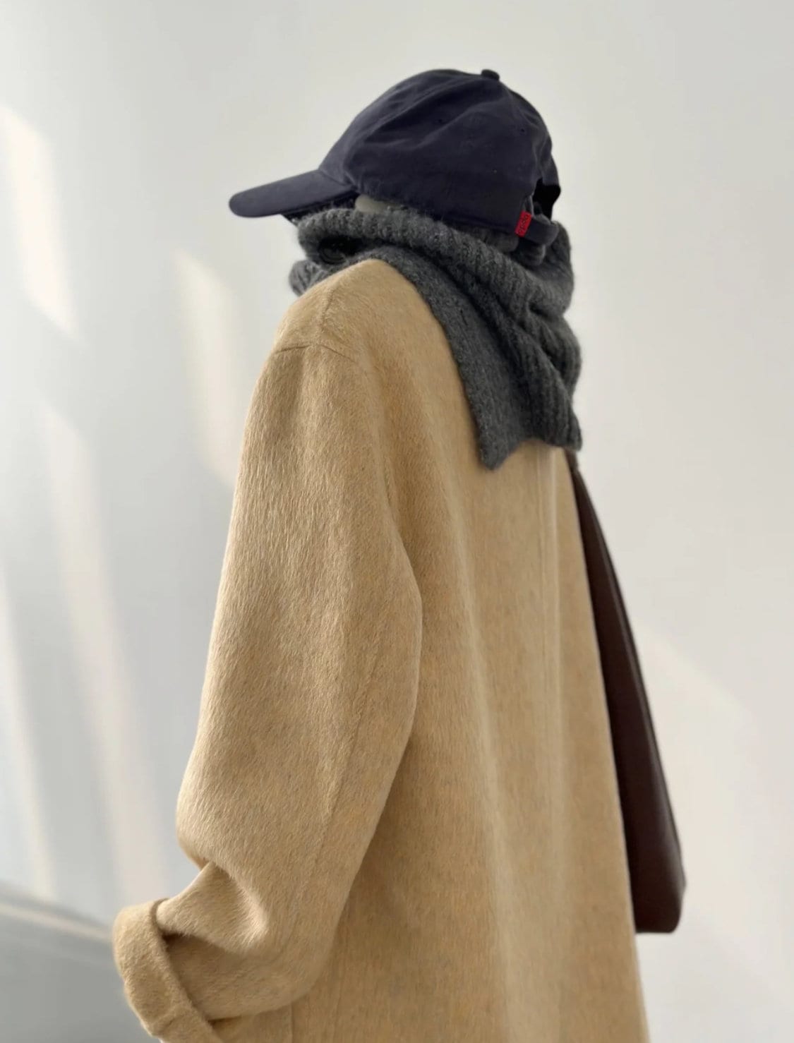 ‘Luna’ Longline Wool Trench Coat